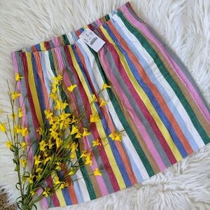 J. Crew linen cotton sidewalk skirt- tag has been removed, but never worn.